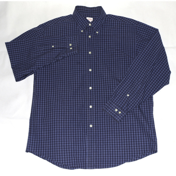 Brooks Brothers 346 Men's Long‎ Sleeve Button Down Shirt Size Large - Picture 1 of 7